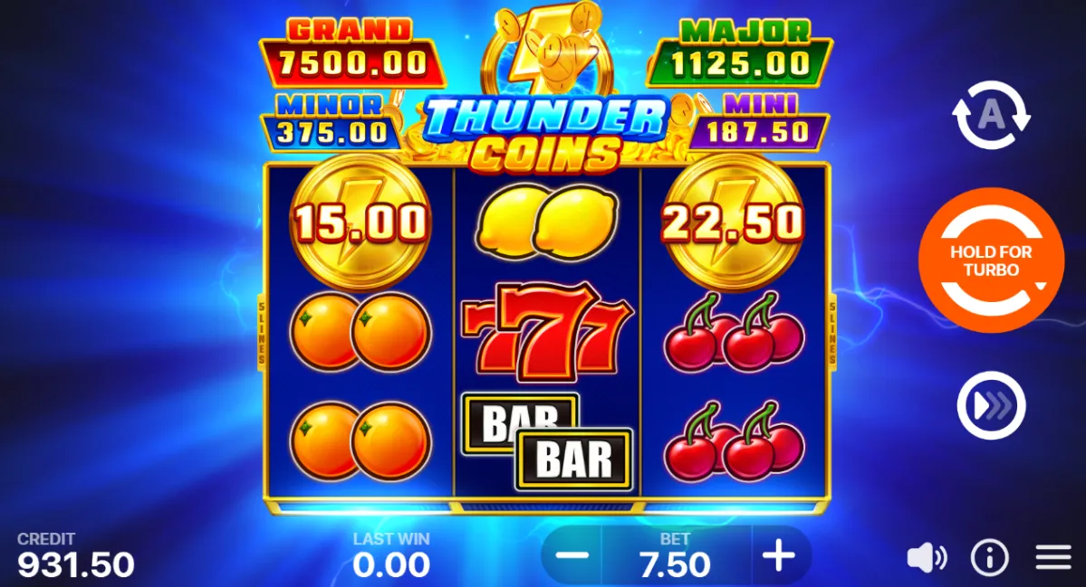 Thunder Coins demo